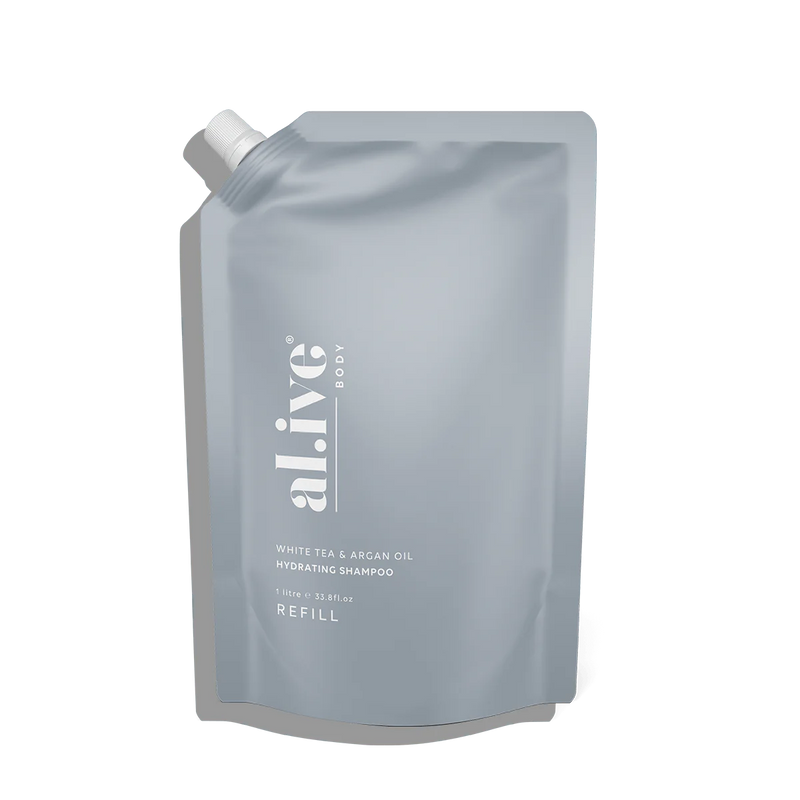 Al.ive Moisturising Shampoo Refill - White Tea & Argan Oil