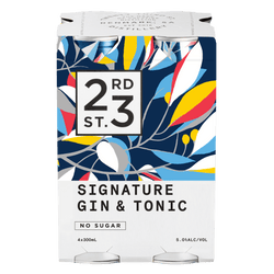 23rd Street Distillery Signature Gin & Tonic Cans 300mL