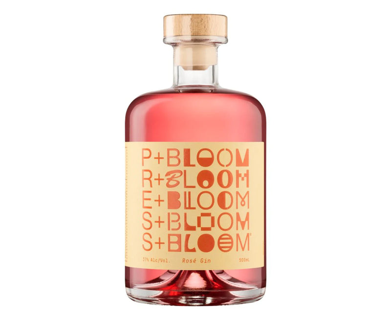 Press And Bloom Rose Gin Bottle 500mL