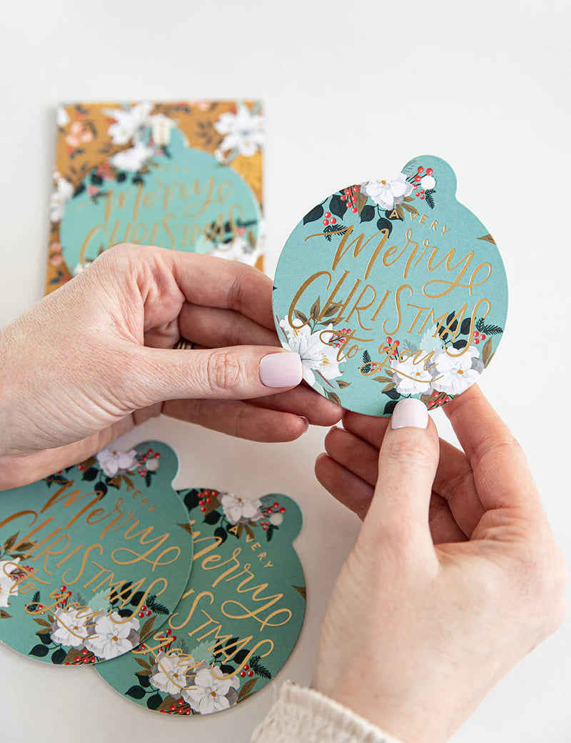 6pk Christmas Gift Tags "A very Merry Christmas to you"