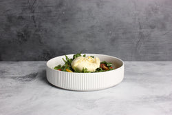 Matte White Salad Bowl