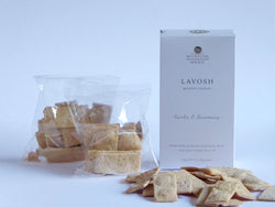 Garlic and Rosemary Lavosh Crackers