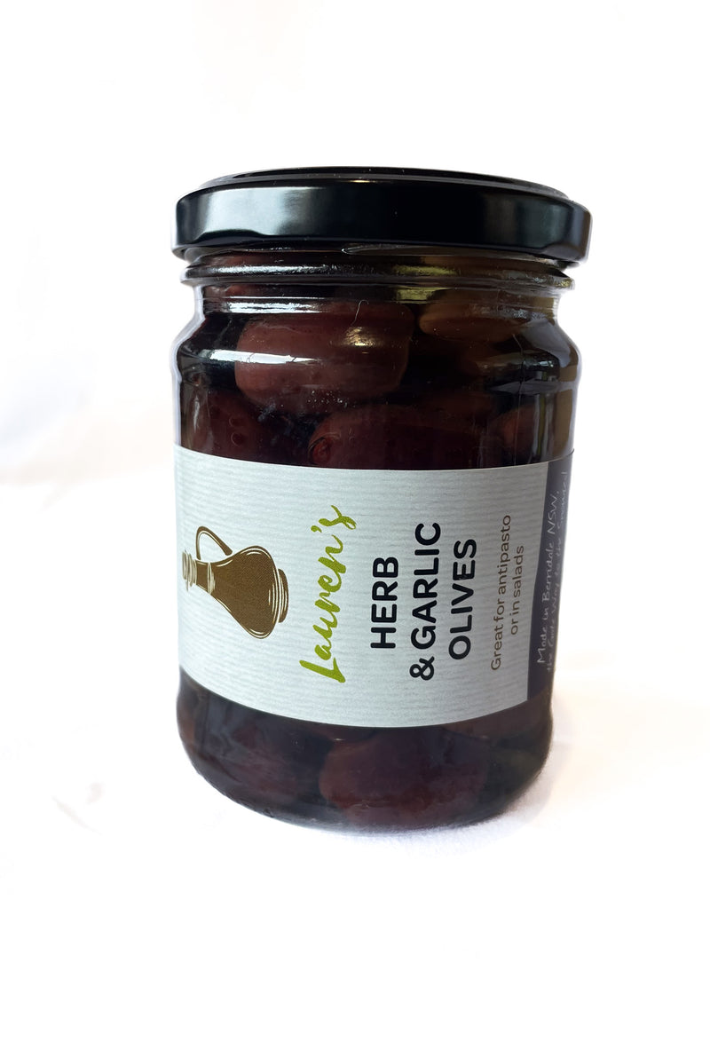 Lauren's Herb and Garlic Olives