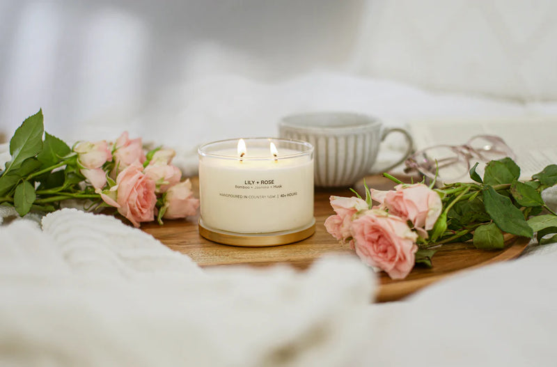 Meeraboo Gold Lid Soy Large Candle
