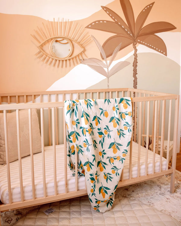 Lemons Organic Muslin Wrap Swaddle