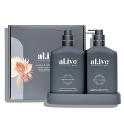 Al.ive Wash & Lotion Duo + Tray