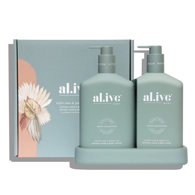 Al.ive Wash & Lotion Duo + Tray