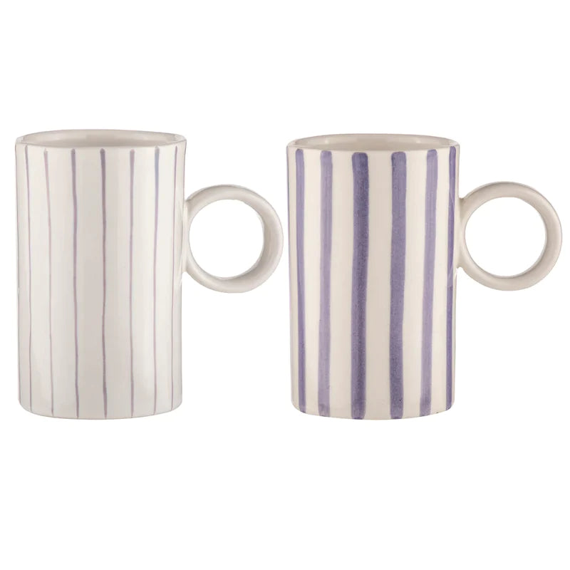 Carnival Stripe Mug - Set of 2