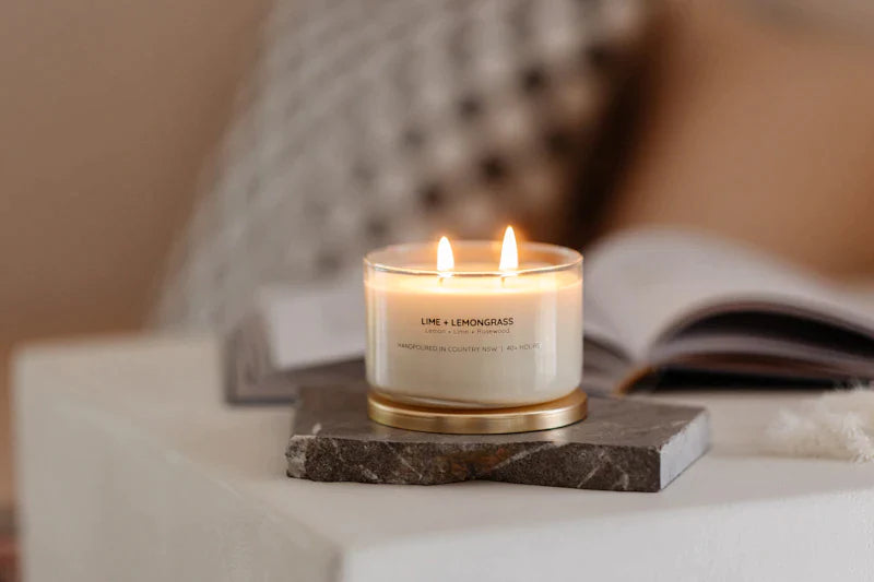 Meeraboo Gold Lid Soy Candle 40+ hour burn