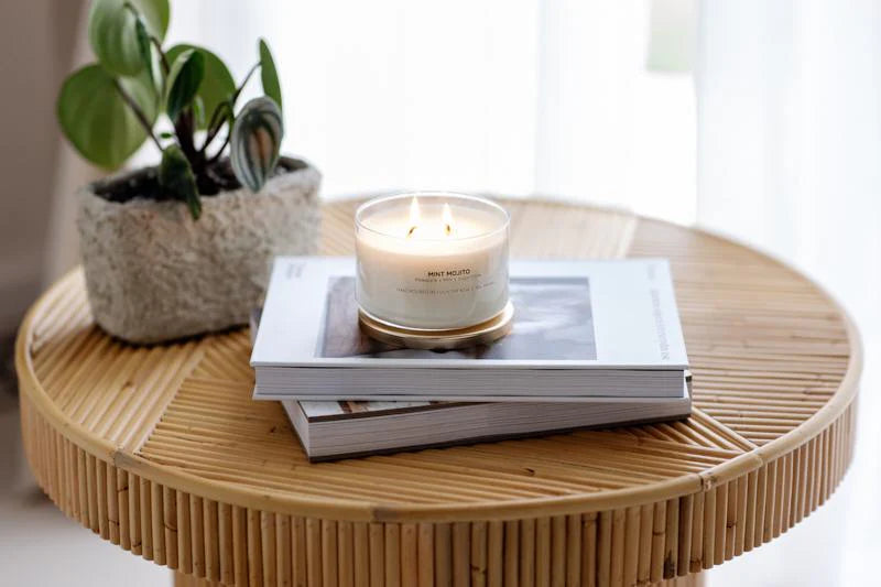 Meeraboo Gold Lid Soy Candle 40+ hour burn