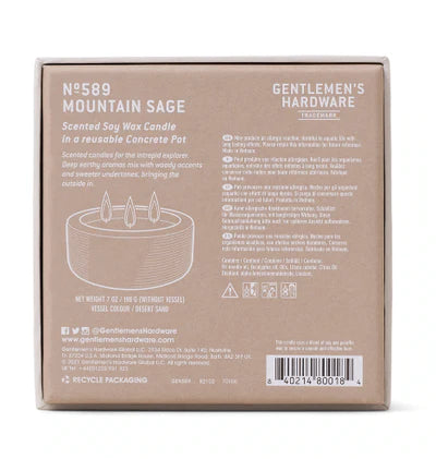 Concrete Candle – 7oz