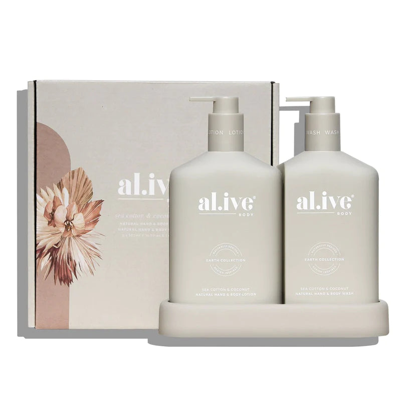Al.ive Wash & Lotion Duo + Tray