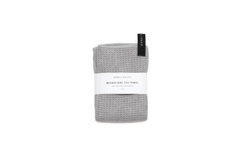 Barkly Basics Microfiber Tea Towel grey