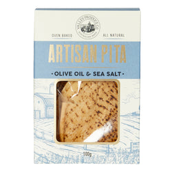 Valley Produce Company Artisan Pita Box - Olive Oil  & Sea Salt 100g