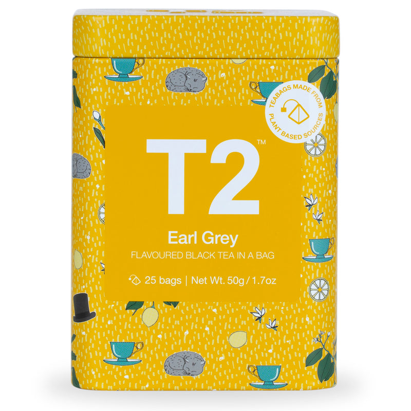 T2 Earl Grey Teabag Icon Tin