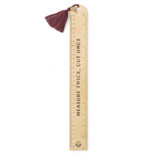 Gold Ruler Measure Twice Cut Once