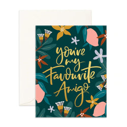 Favourite Amigo Arcadia Greeting Card