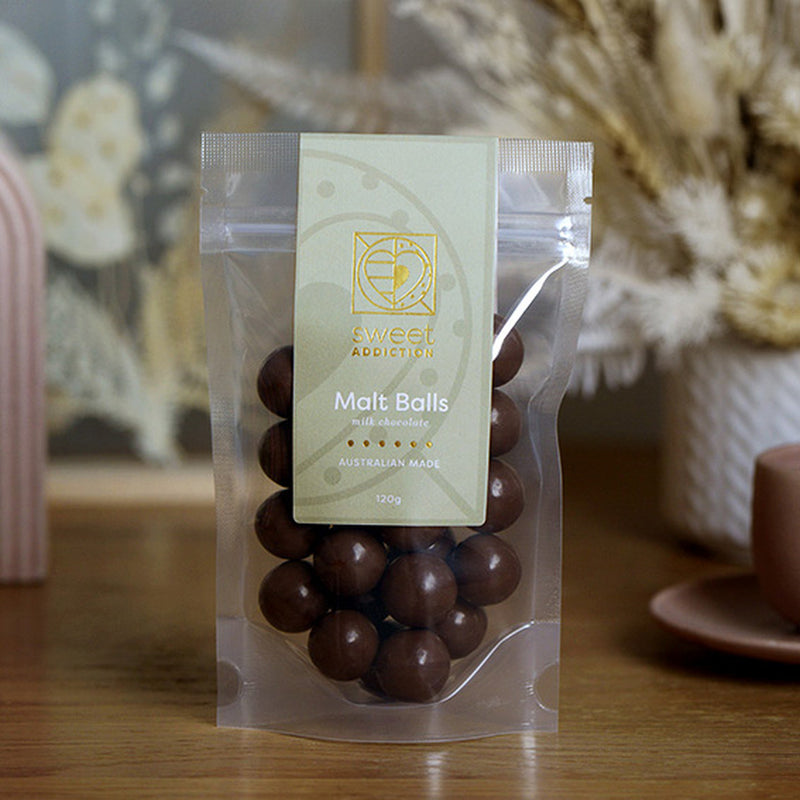 Milk Chocolate Malt Balls 120gm