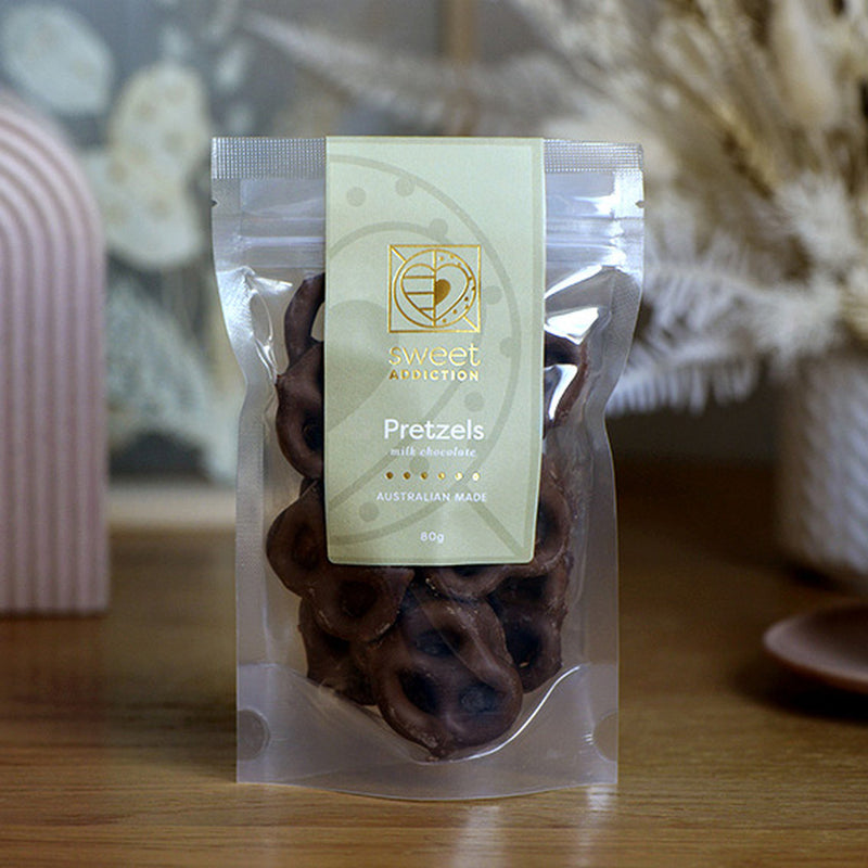 Milk Chocolate Covered Pretzels 80gm