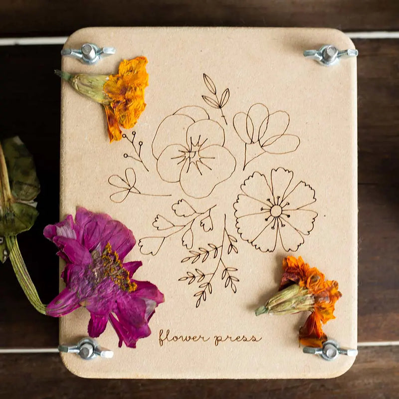 Flower Press 'Wattle' Mini