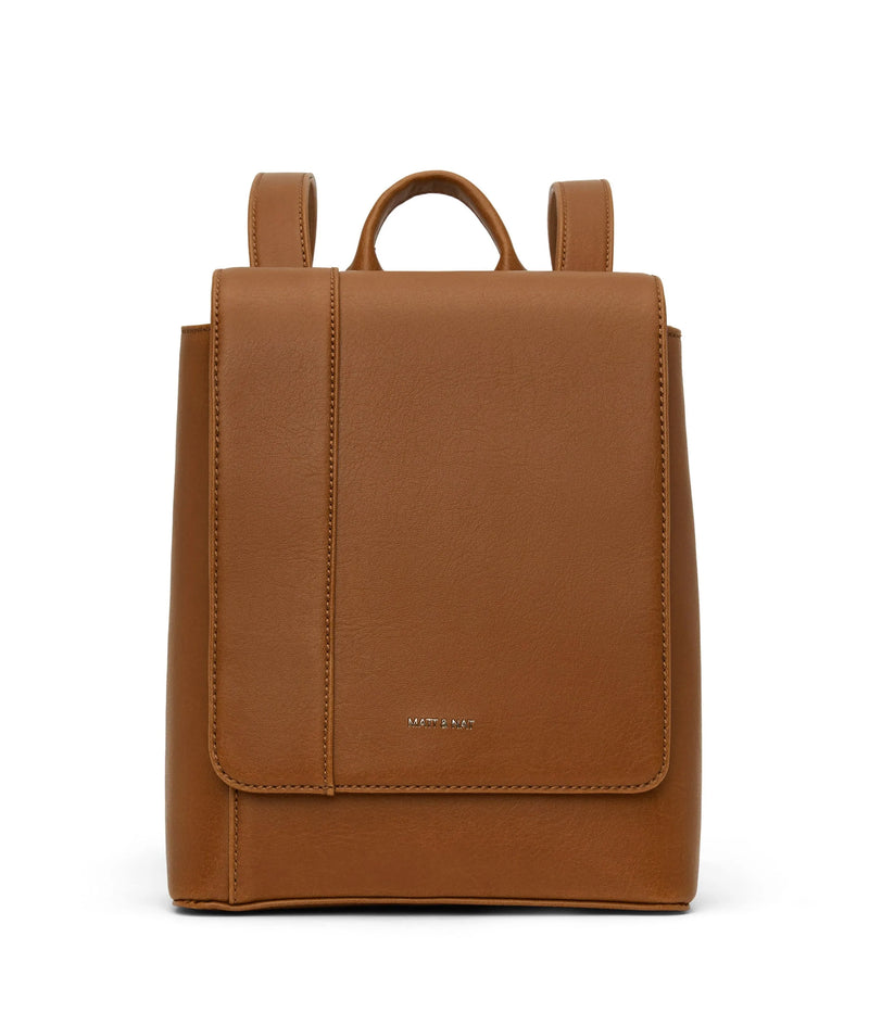 DEELY Vegan Small Backpack - CHILI MATTE NICKEL