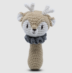 Reindeer Shaker Rattle - Snuggle Buddies Toy Shop