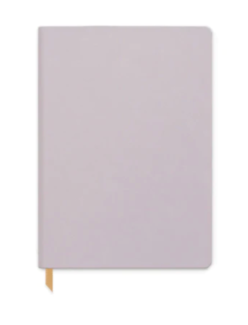 Designworks Ink Vegan Leather Notebook - Large, Dusty Lilac