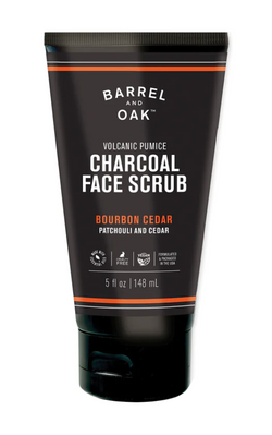 Volcanic Pumice Charcoal Face Scrub - Bourbon Cedar 5 fl oz/148ml
