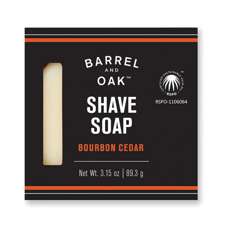 Bourbon Cedar Classic Shave Soap - 3.15 oz.