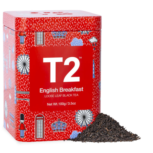 T2 English Breakfast Loose Leaf Icon Tin