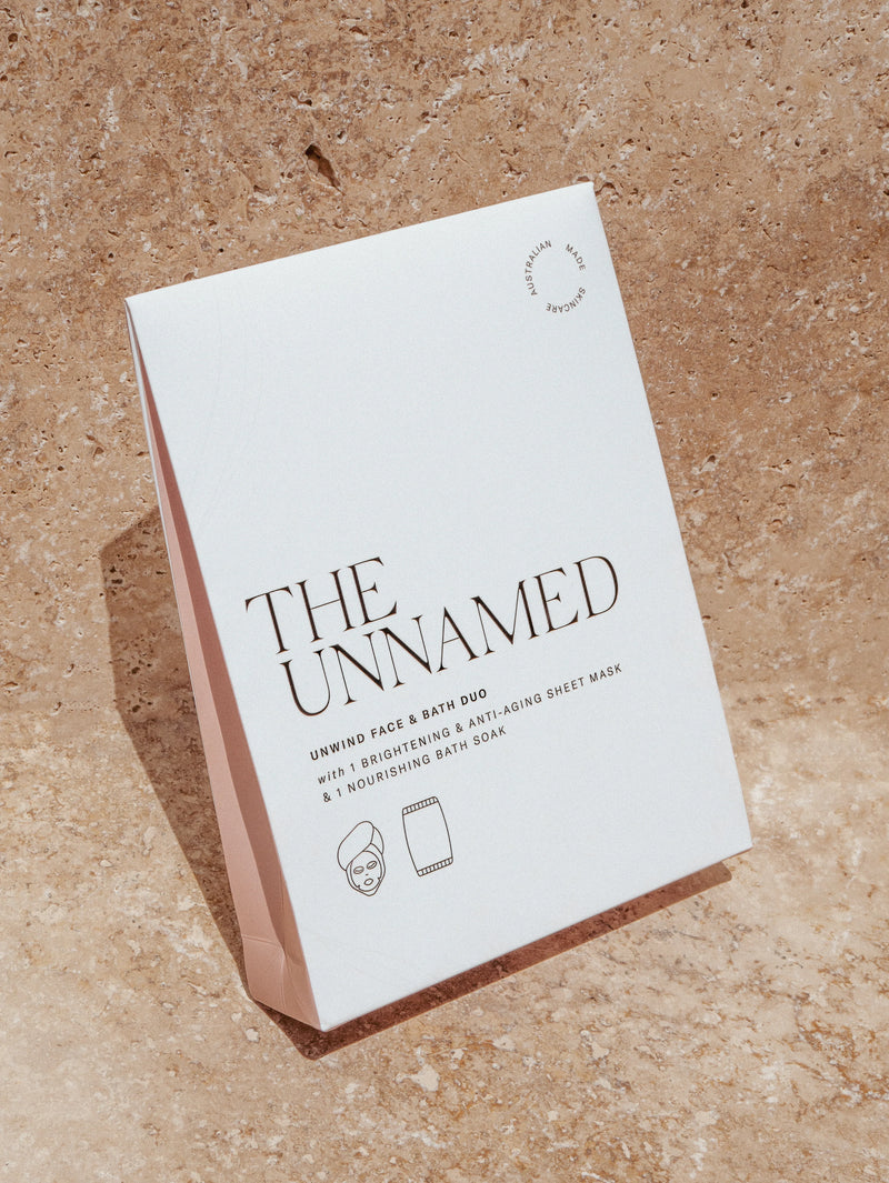 The Unnamed Unwind Face & Bath Duo Set