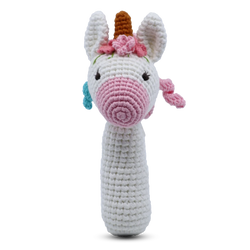 Unicorn Shaker Rattle  - Snuggle Buddies Toy Shop