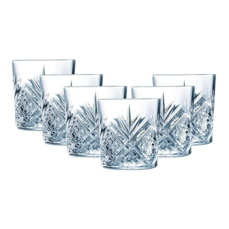 Broadway Old Fashioned cut Crystal Glasses 300ml