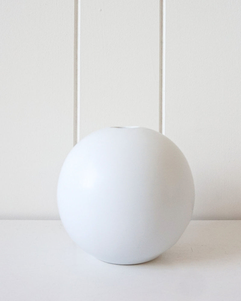 Sphere White Vase - Small