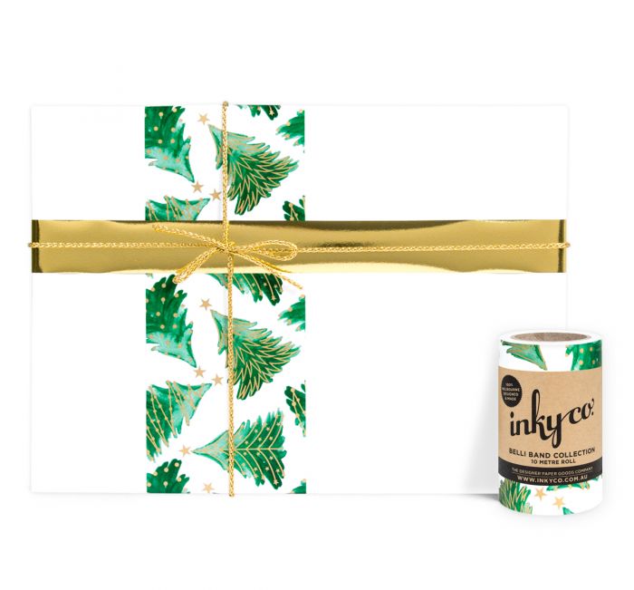 Fir Tree Forest Belly Band Wrapping