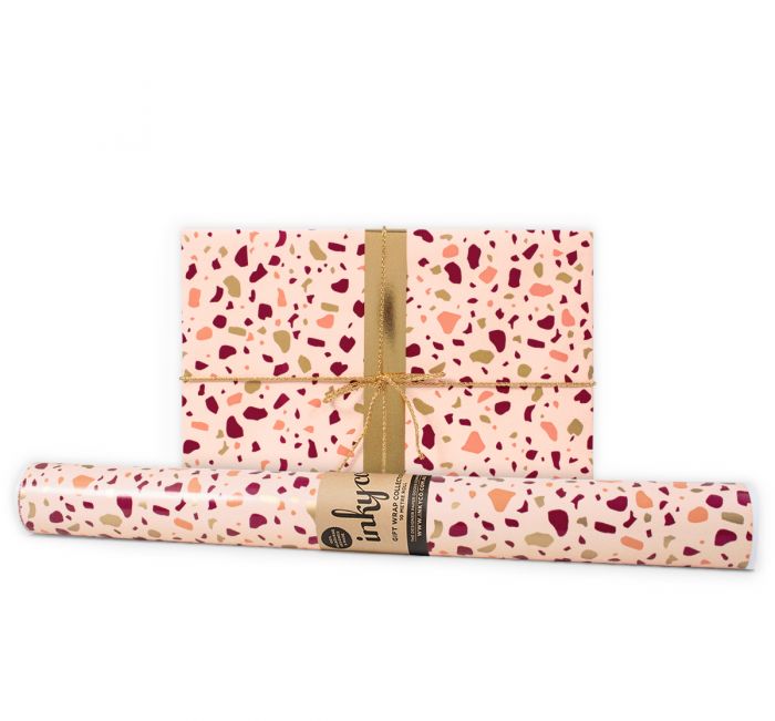 Terrazzo Rosa Gloss Wrapping paper