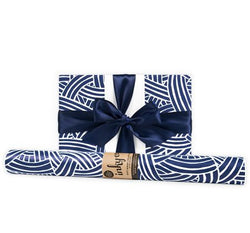 Indigo Weave Wrapping paper