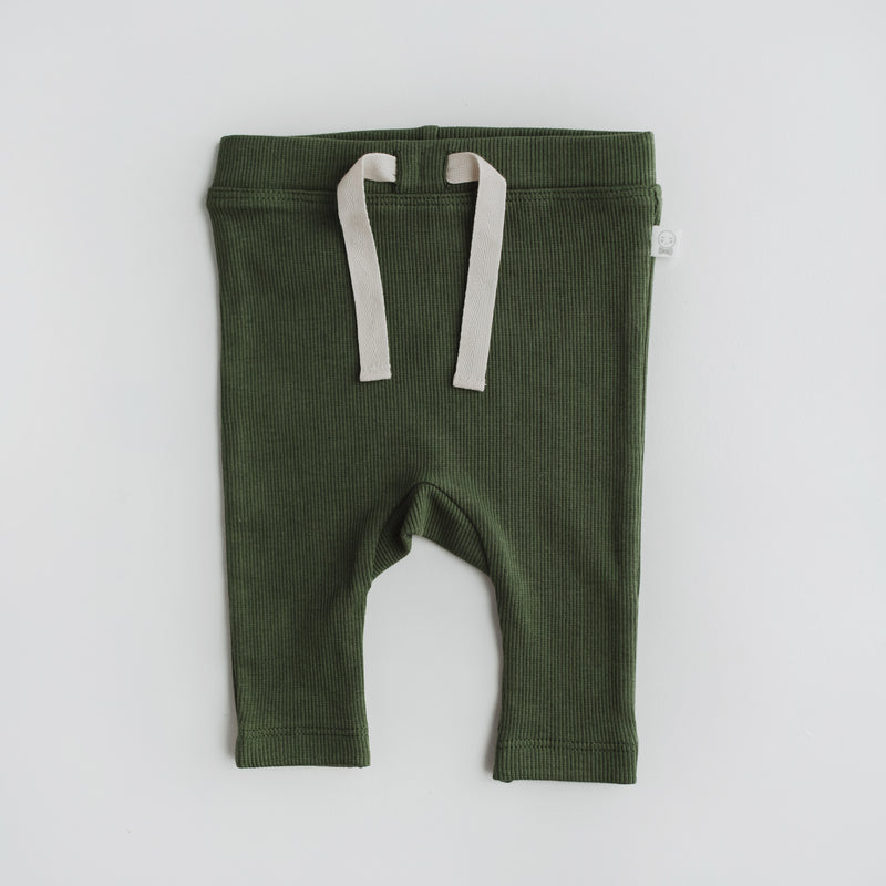 Organic Olive Pants