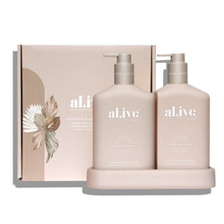 Al.ive Wash & Lotion Duo + Tray